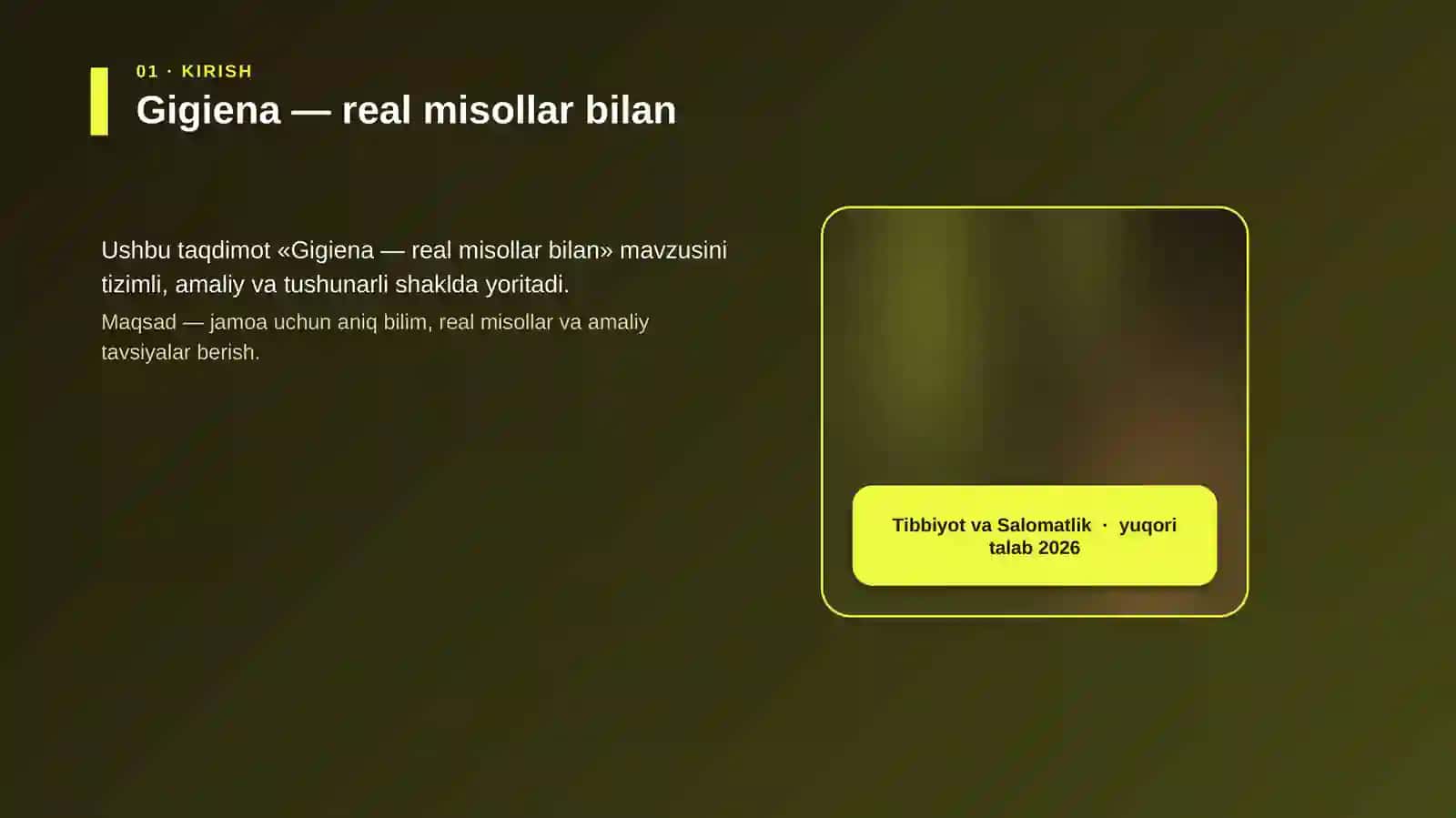 Gigiena — real misollar bilan 4