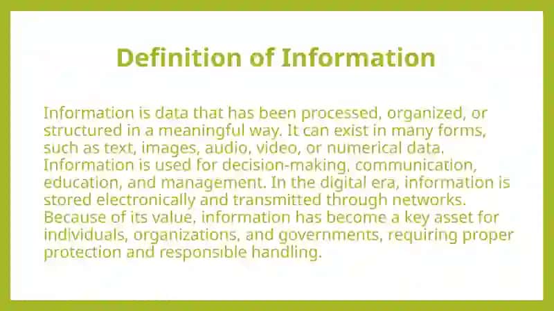 Information and Security 4