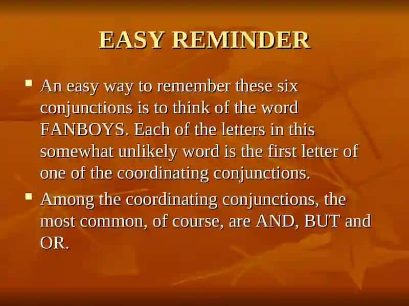 Conjunctions 4