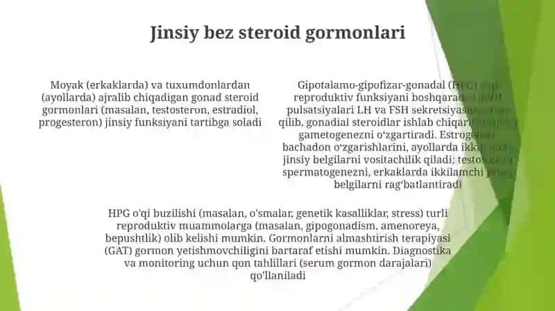 Jinsiy skilning gormonal boshqarilish mexanizmi 4