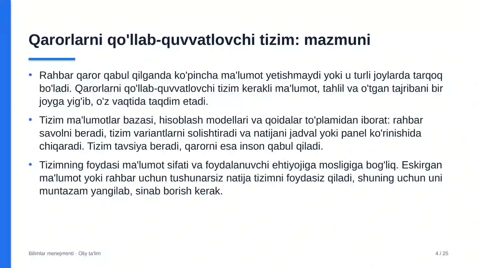suzish havzalarida qarorlarni qo'llab quvvatlovchi bilimlar tizimi 3687 4