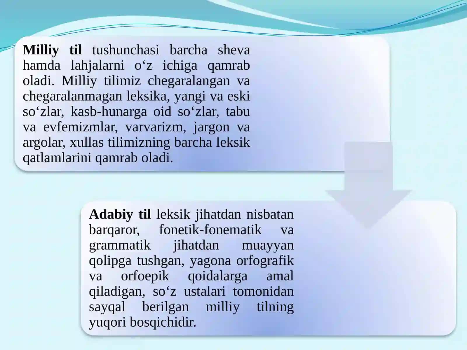 O‘zbek adabiy tili va shevalar munosabati. Areal lingvistika (Lingvogeografiya) va dialektologiya. Bugungi kunda dunyo ilm-fanidagi dialektologik tadqiqotlar 4