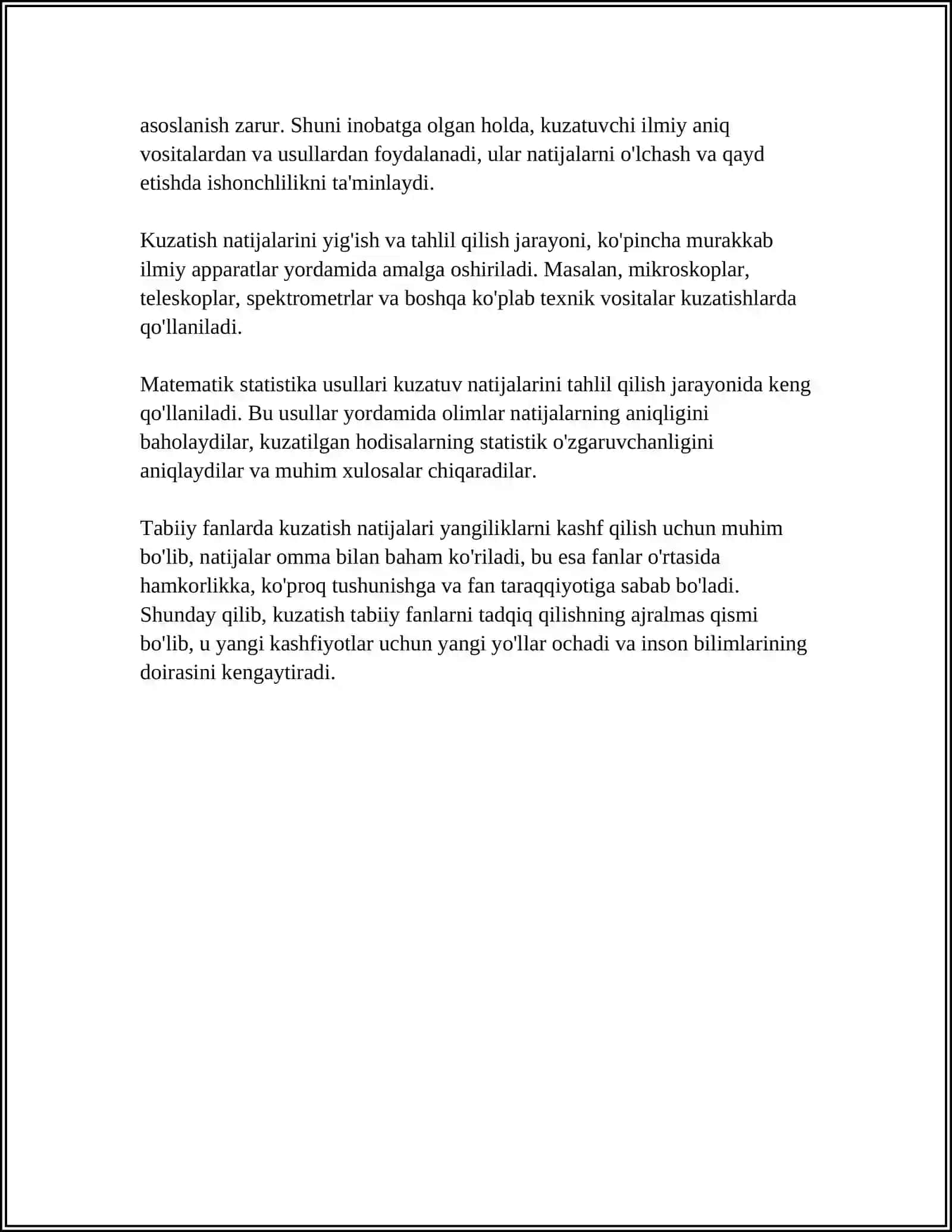 TABIIY FANLARDARSLARIDA KUZATISH ORQALI BILIM VA TUSHUNCHALAR SHAKLLANTIRISH 4
