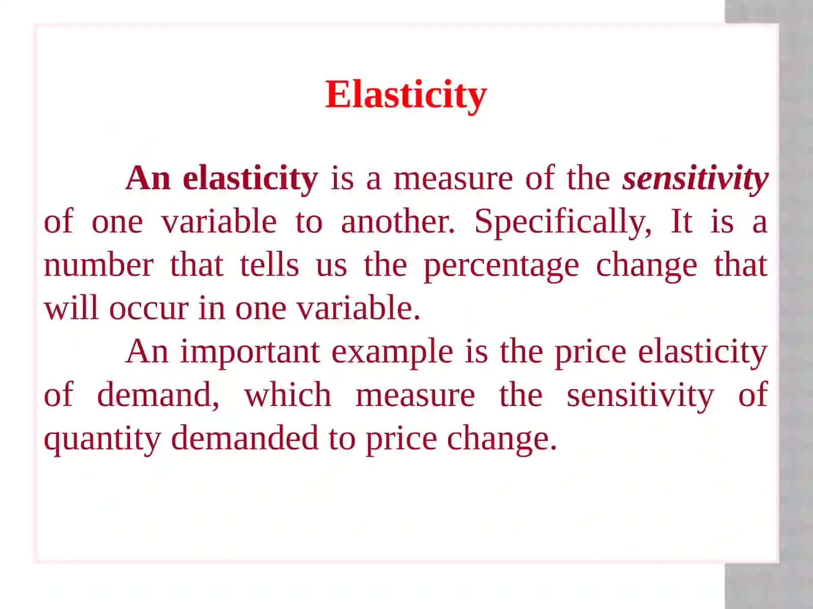 Elasticity of demand and supply 4