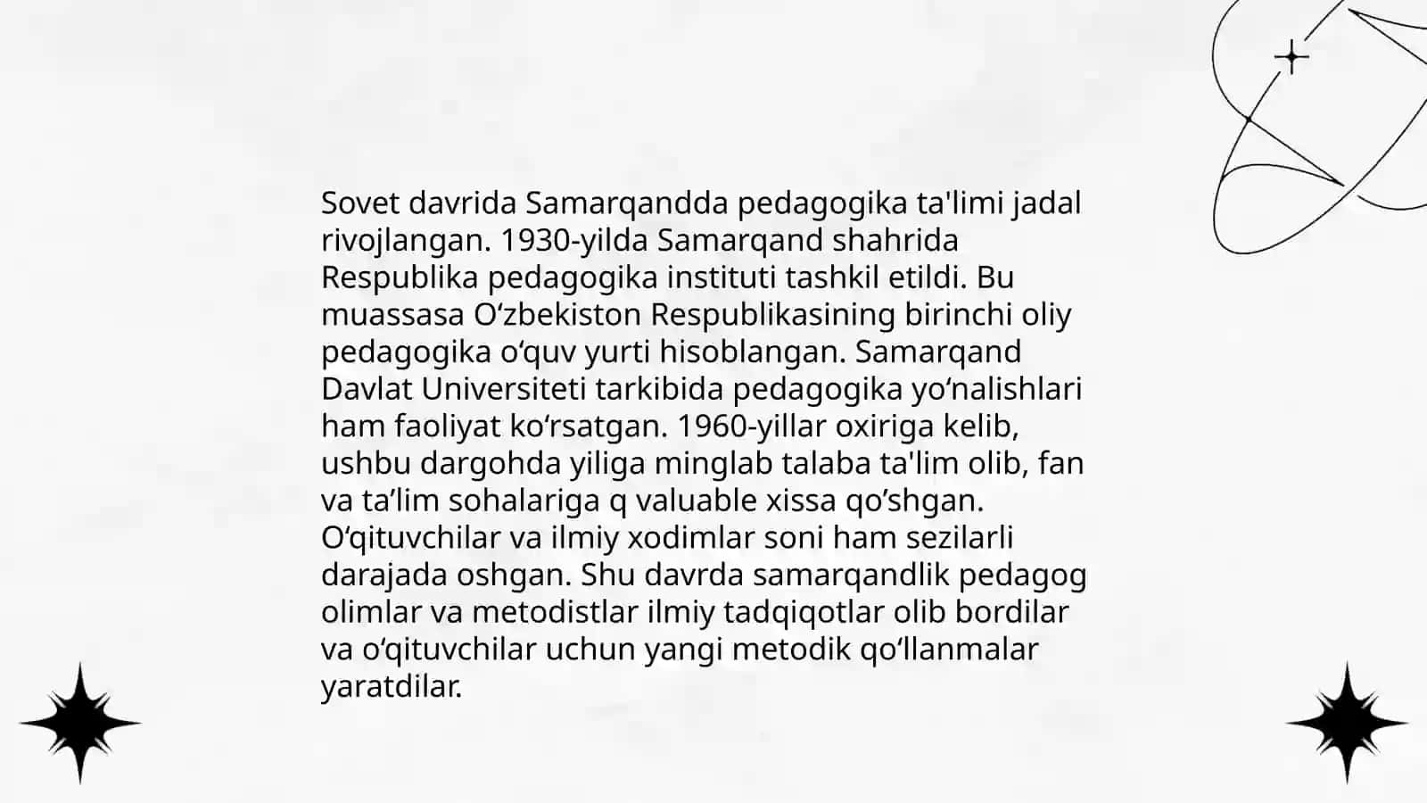 Samarqand pedagogika maktabi: kecha bugun va ertaga 4