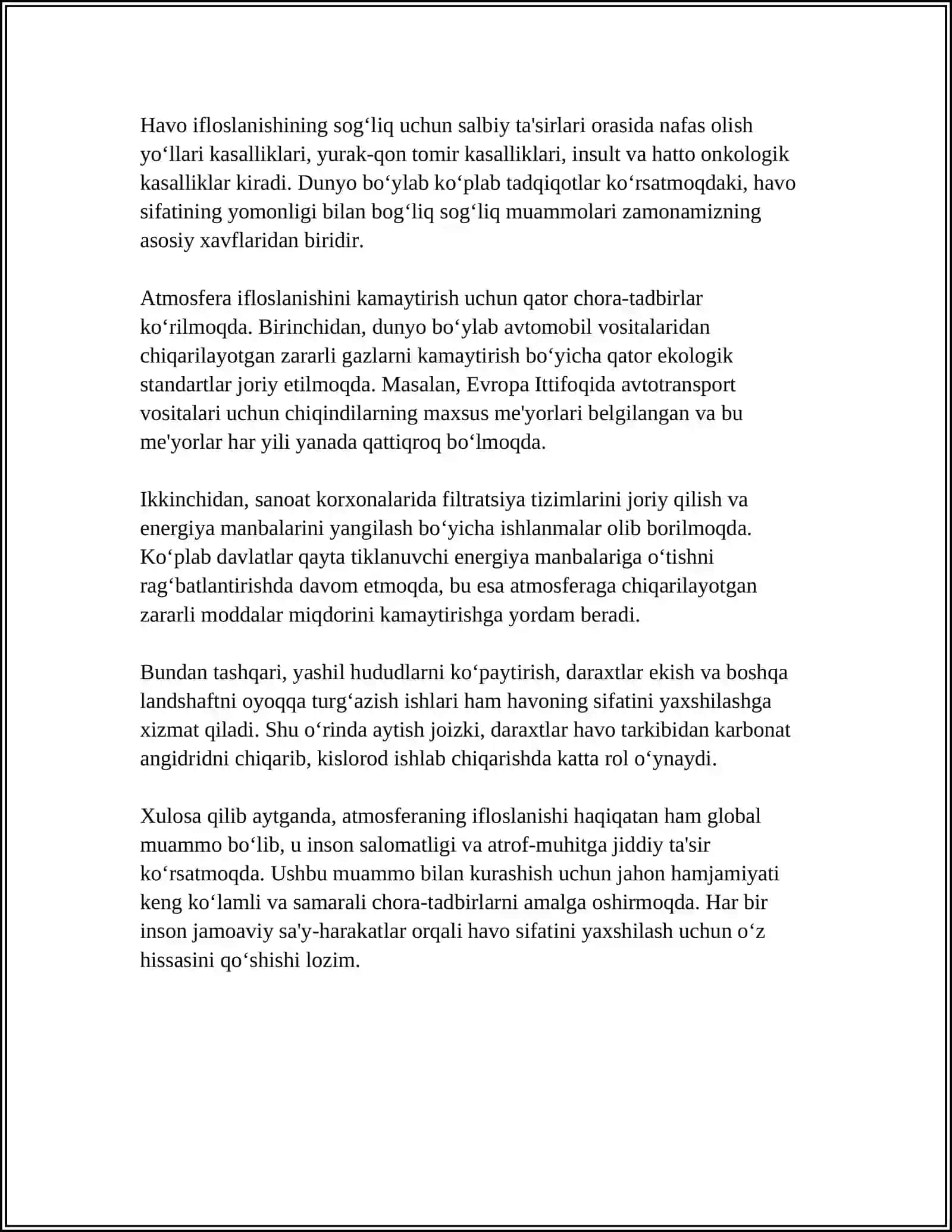 FOYDALI QAZILMANI QAZIB OLISHDA EKALOGIK TA'SIRLARI 4