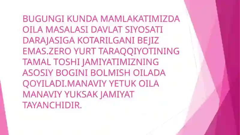OILA PEDAGOGIKASINING BOSHQA FANLAR BILAN BOGLIQLIGI 4