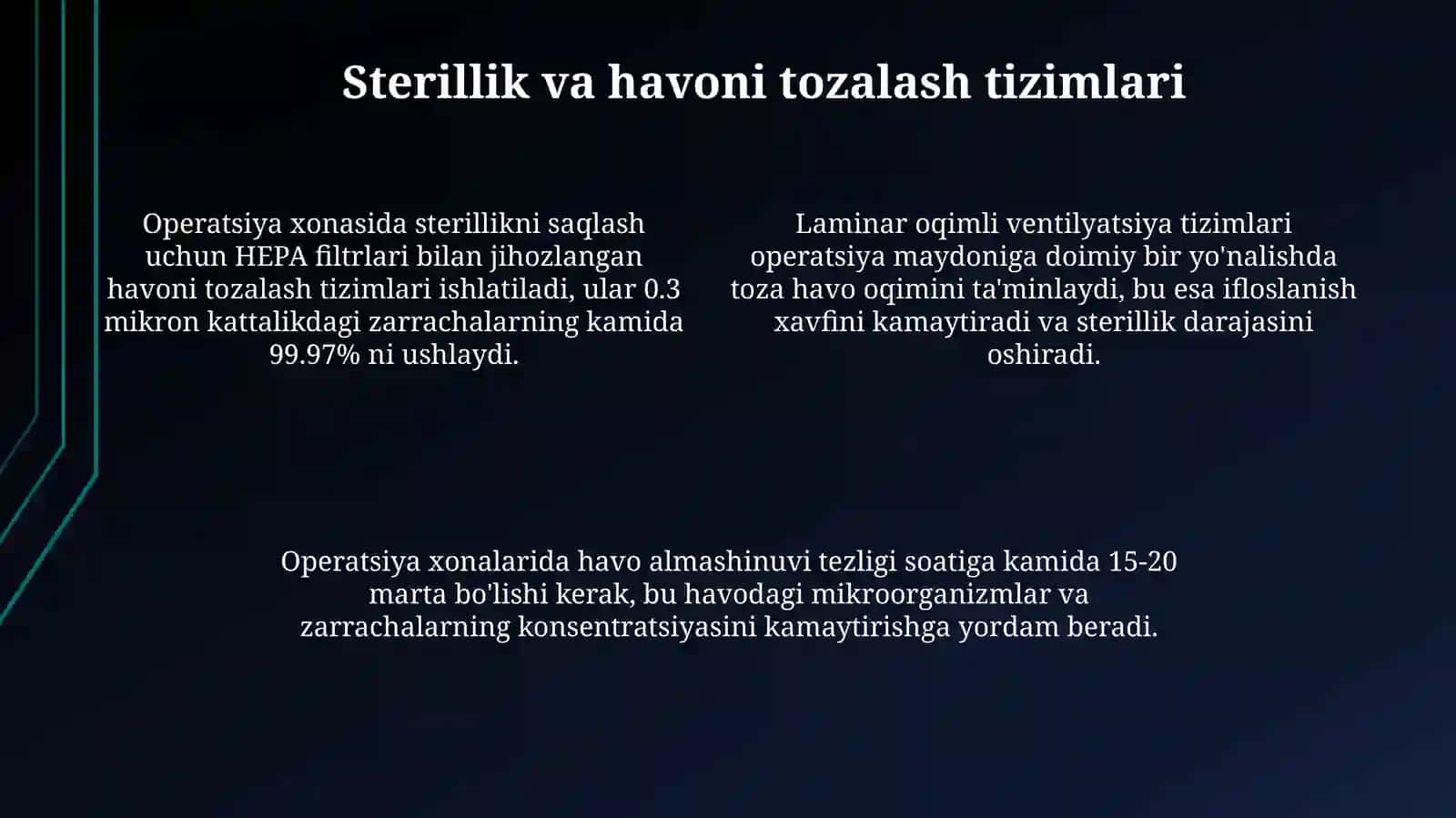 Operasion xonaning strukturasinitashkiletish 4