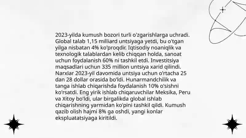 Qimmatbaho metallar bozori 4