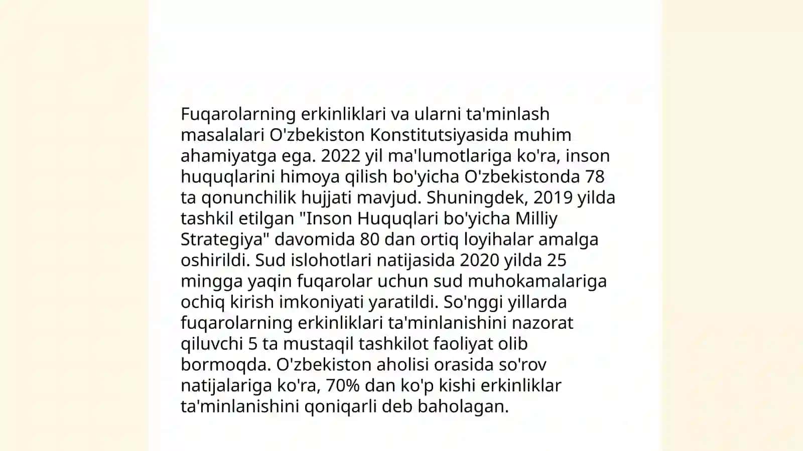 Fuqarolarning huquq va erkinliklari va aholining sog'liqni saqlash sohasidagi ma'muriy huquqbuzarliklar uchun ma'muriy javobgarligi 4