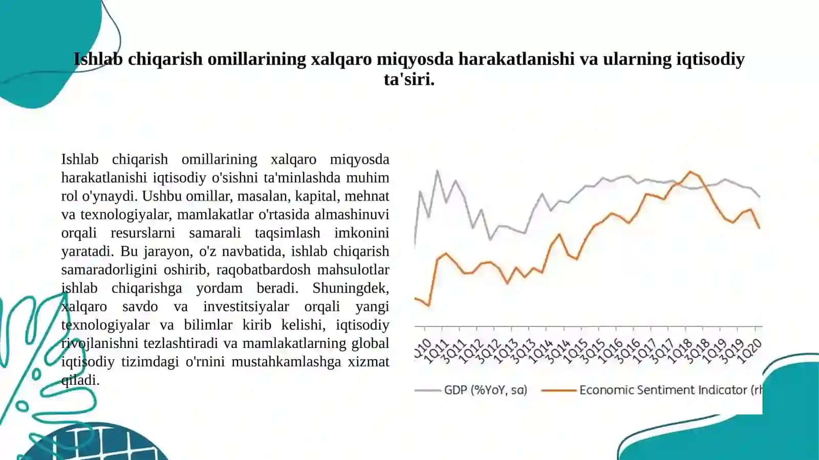 Bolgariya Respublikasi tashqi iqtisodiy aloqalarni xalqaro tartibga solish hamda, ishlab chiqarish omillari xalqaro xarakat taxlili. 4