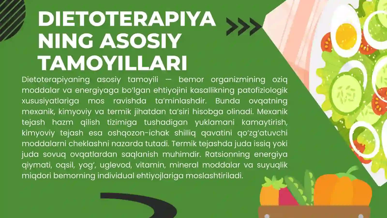 PARHEZ YO‘LI BILAN DAVOLASH — DIETOTERAPIYA 4