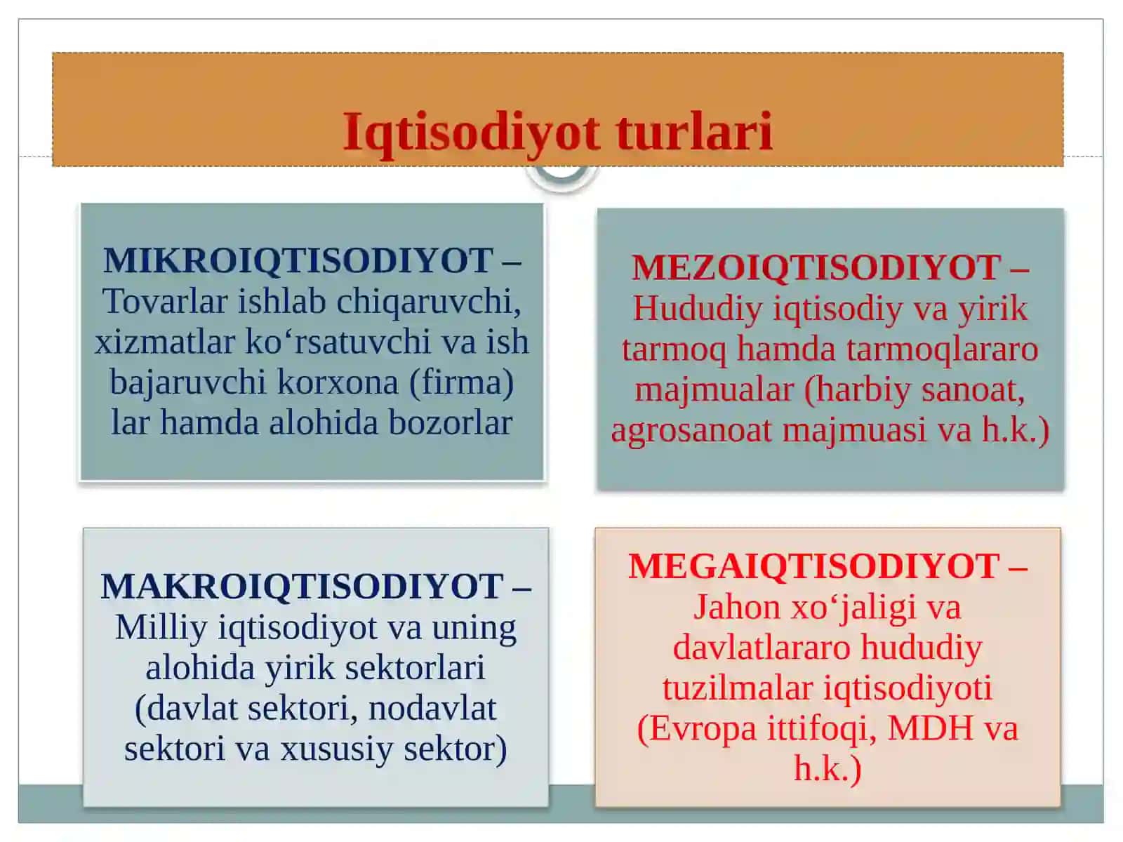 Iqtisodiyot nazariyasi fanining predmeti va bilish usullari 4