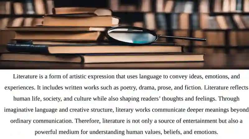 NatureandDefinitionofLiterature 4