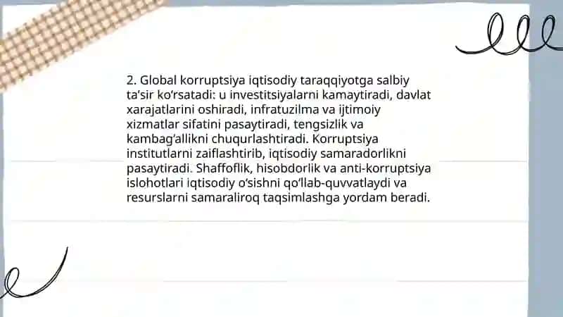 Global korruptsiya: sabablari va omillari 4