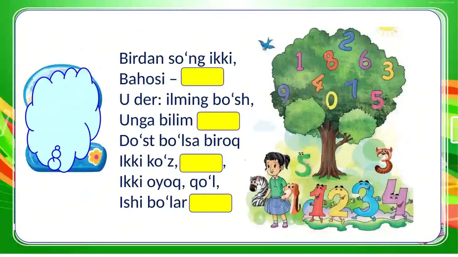 RAQAMLAR BO‘YLAB SAYOHAT 4