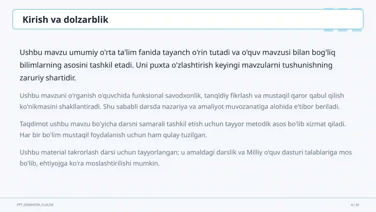 Ijtimoiy-emotsional ko'nikmalar (SEL): sinfda hissiyotlarni boshqarishni o'rgatish 4