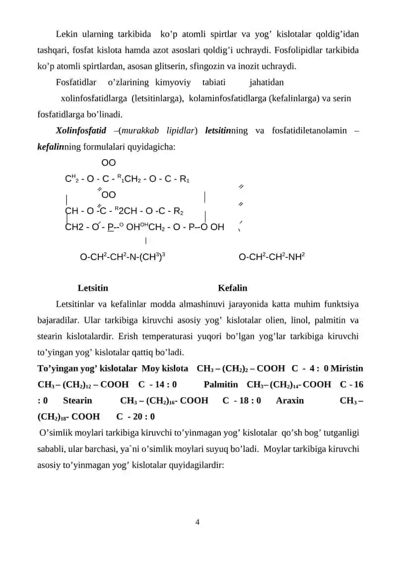 Lipidlar 4