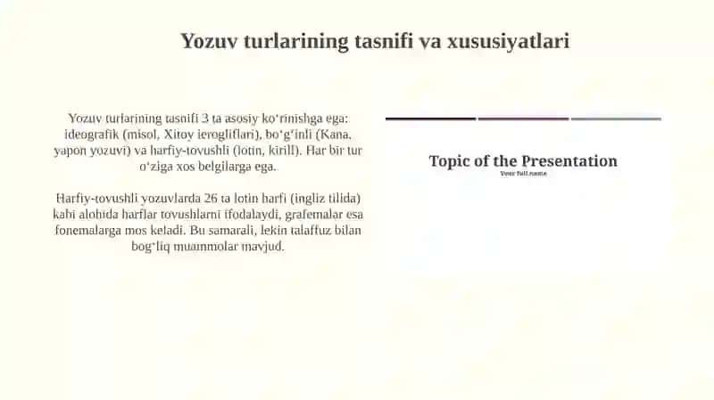 Yozuv. Grafika 4