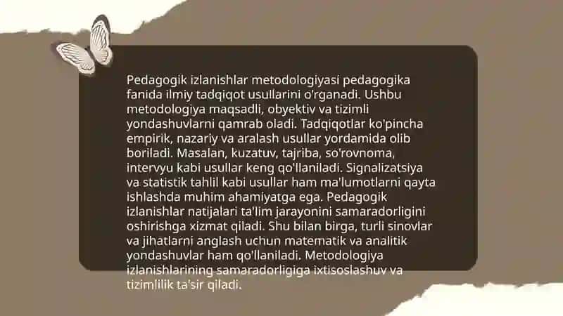 Ilmiy dalillarning pedagogik izlanishlardagi o'rni 4