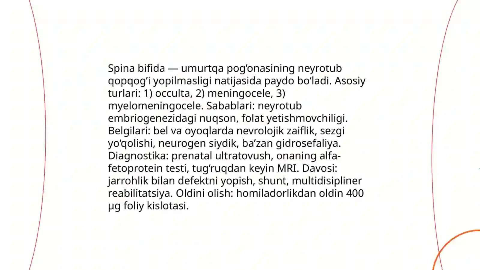 Bosh miya rivojlanishida uchraydigan anomaliyalar 4