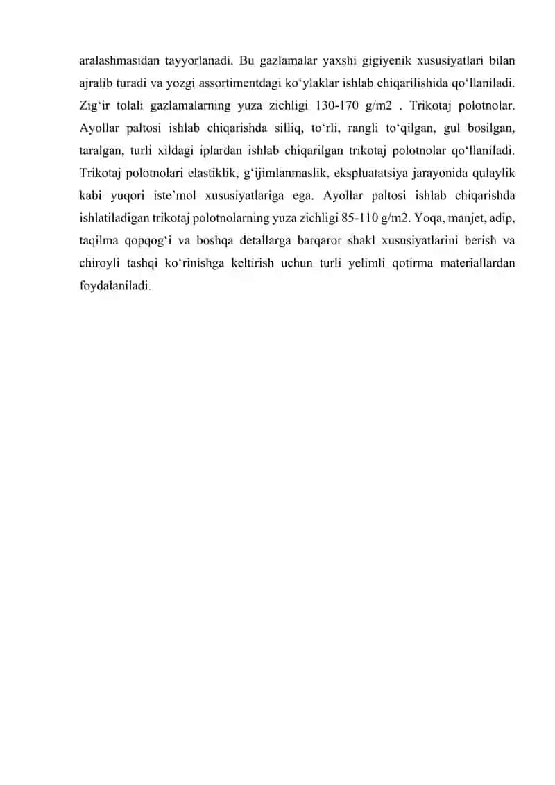 Ayollar paltosiga ishlov berish va takomillashtirish 4