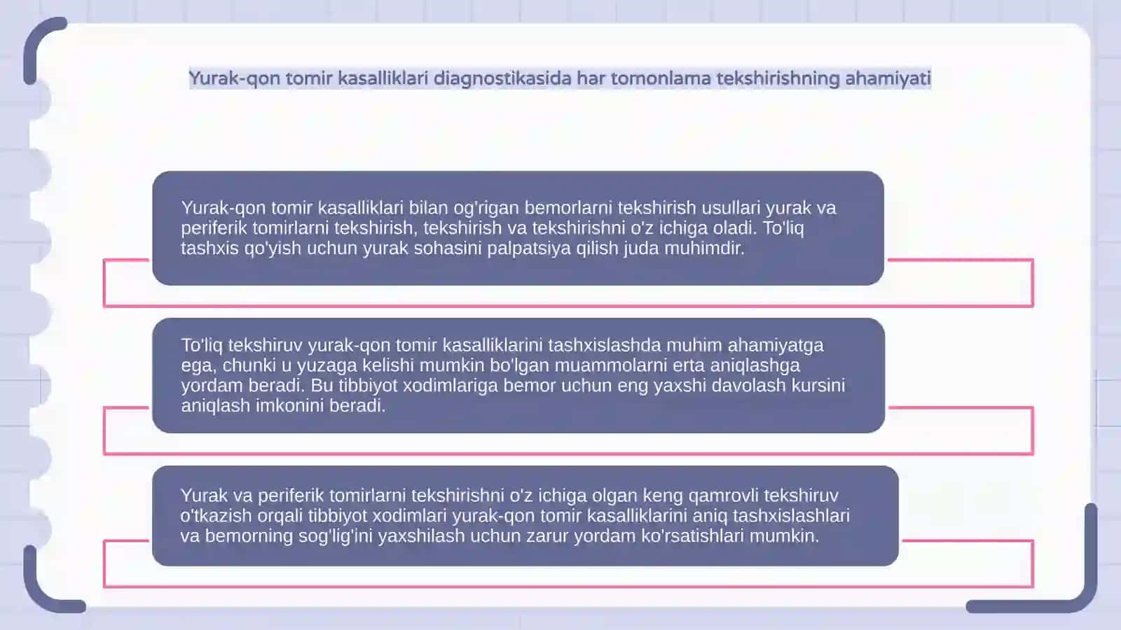 Yurak-qon tomir kasalligi bilan bemorlarni tekshirish usullari 4
