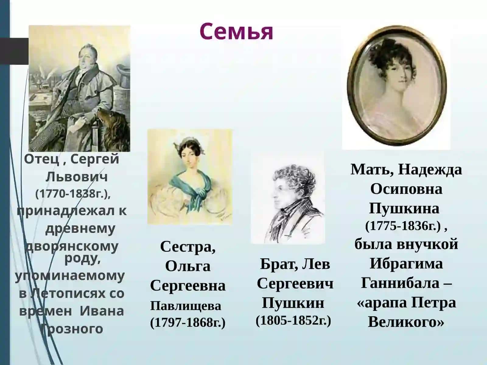 Жизнь и творчество Александра Сергеевича Пушкина 4