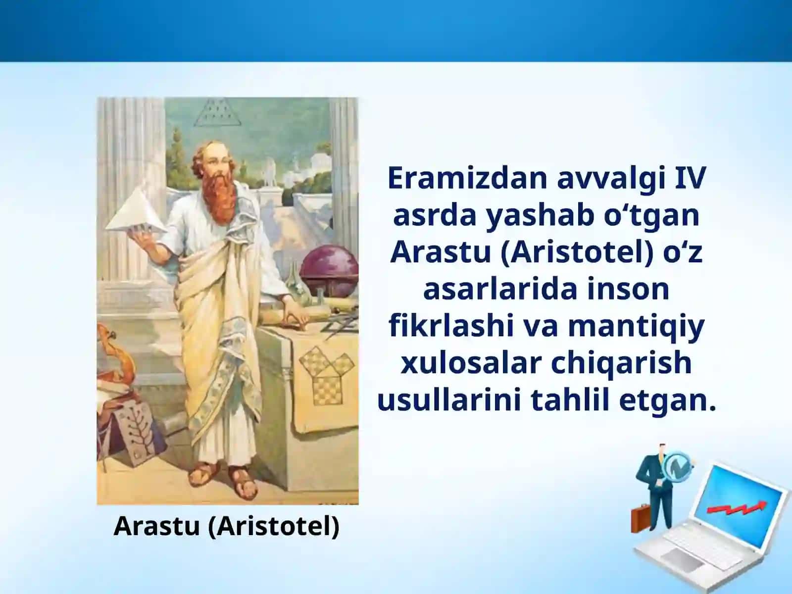 8-sinf Informatika Hisoblash texnikasining rivojlanish tarixi dars ishlanma 4