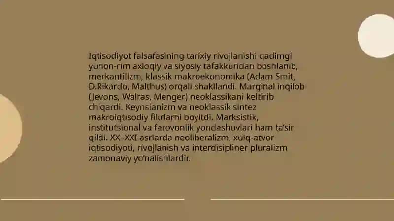 Iqtisodiyot falsafasi 4