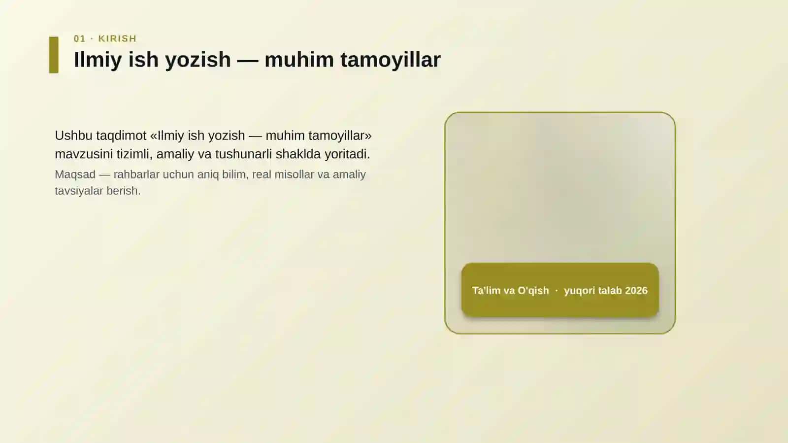 Ilmiy ish yozish — muhim tamoyillar 4