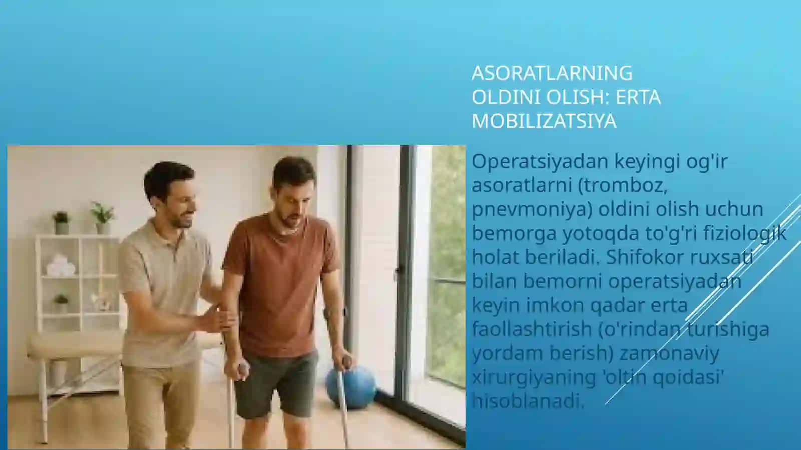 Xirurgik operatsiya  tushunchasi turlari  operatsiya oldi va operatsiyadan keyingi davrlarda Xirurgik bemorlar parvarishi 4