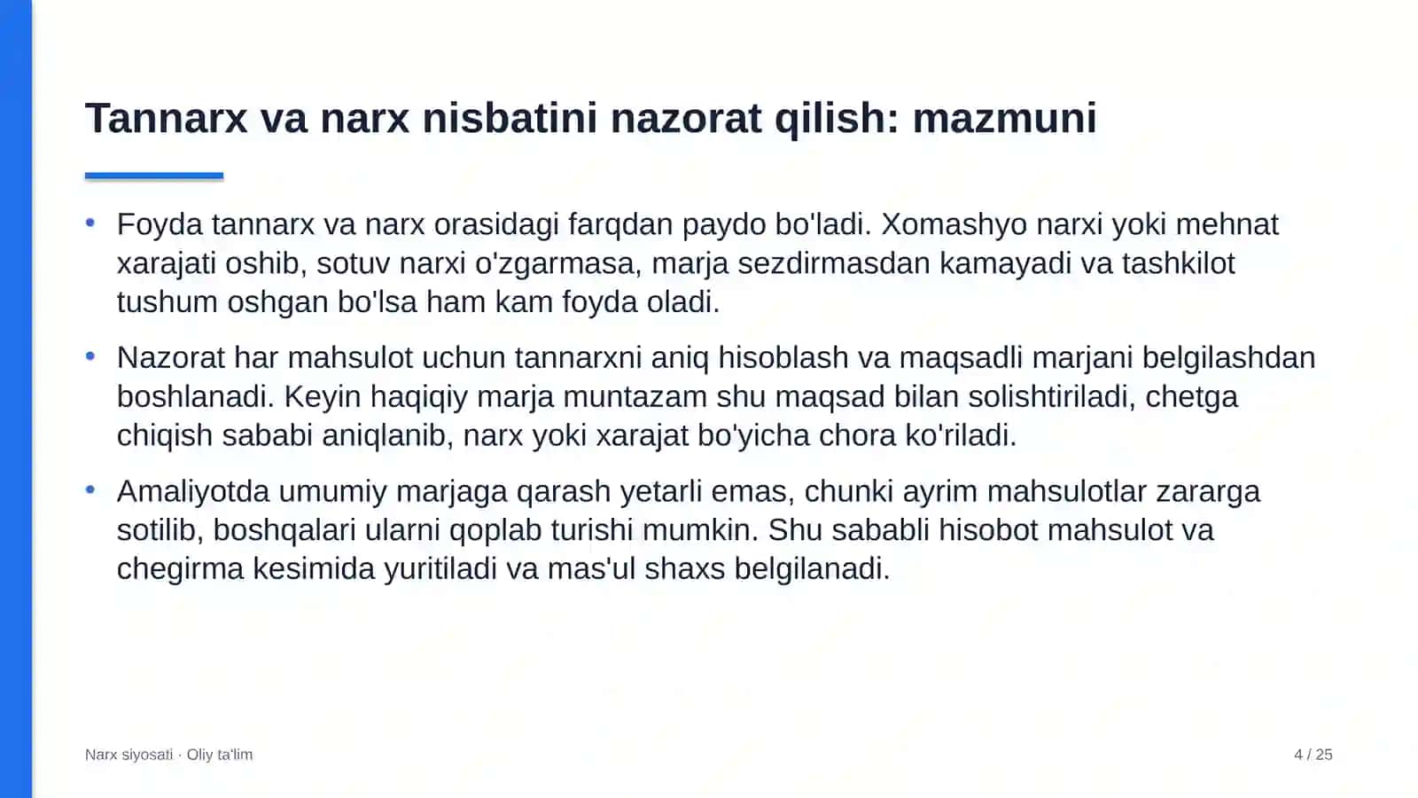 onlayn kinoteatrlarda tannarx va narx nisbatini nazorat qilish 3906 4