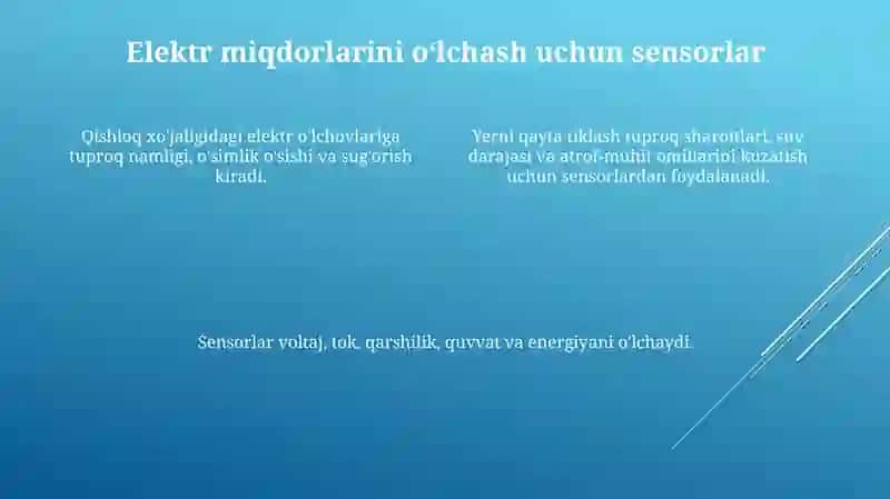 Yerni sug'orishda elektr o'lchovlar 4