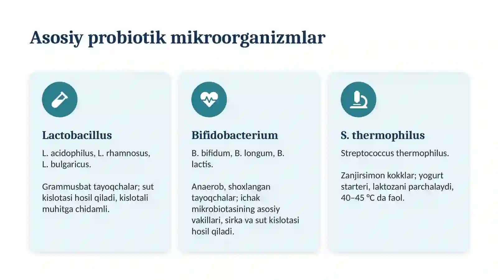 Sut mahsulotlarida probiotik mikroorganizmlar faolligini aniqlash bo‘yicha tajriba o‘tkazish 4