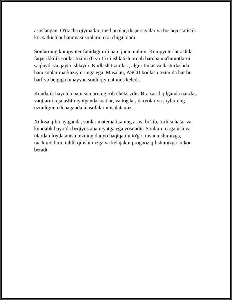 BOSHLANGʻICH SINFLARDA MATEMATIK BOʻLIMLARNI BIR BIRIGA BOGʻLAB OʻQITISH 4