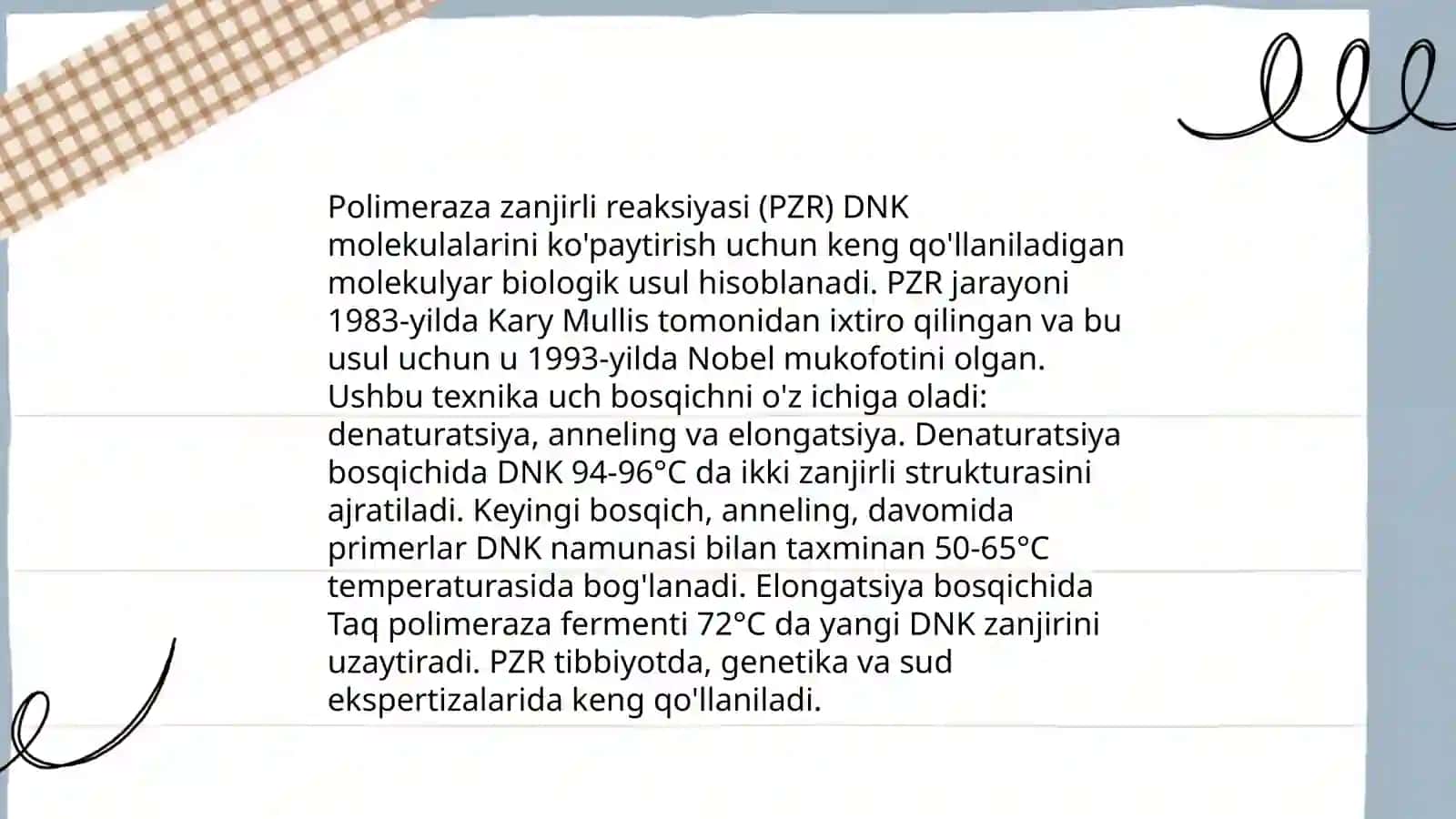 DNK diagnostika metodlari.Klinikada qõllanilishi 4