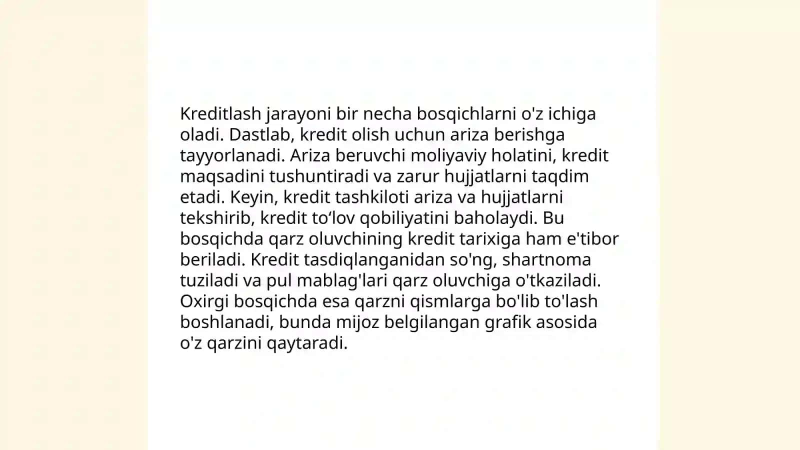 Tijorat banklarida kredit turlari 4