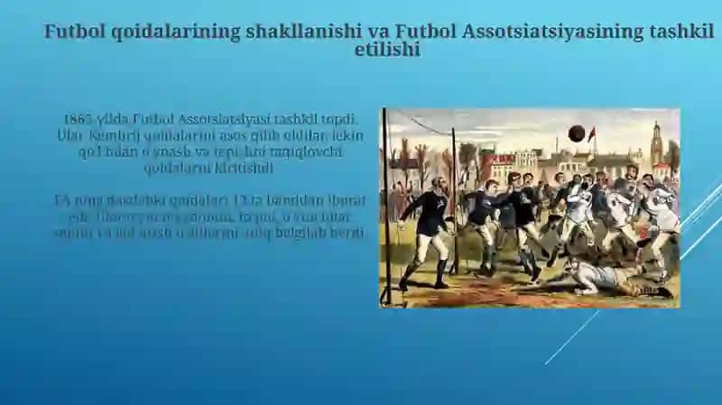 Futbolning hozirgi kungacha bo'lgan tarixi 4