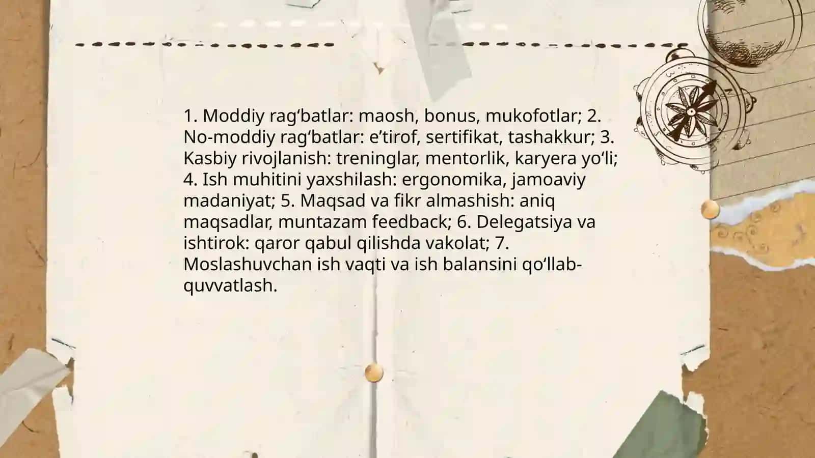 Rahbarlik uslublari va xodimlarni boshqarish 4
