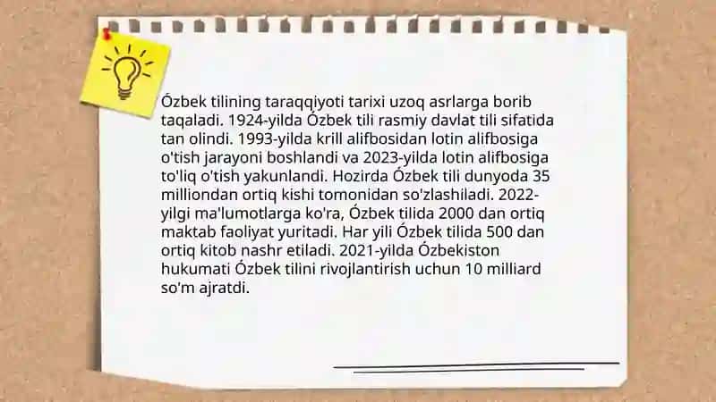 Turkiy tillarning kelib chiqishi (Ózbek tili tarixi) 4