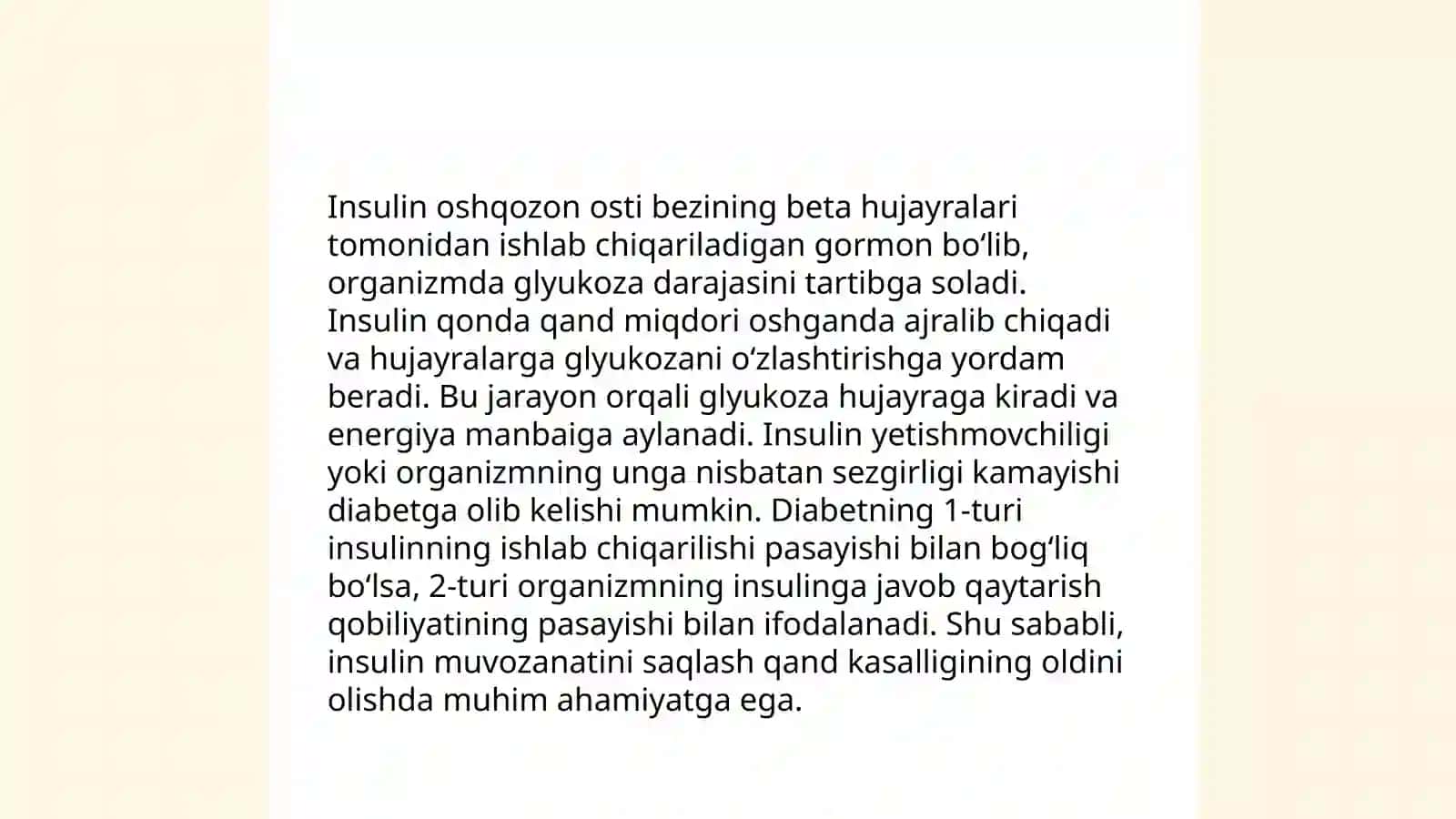 Uglevodlar almashinuvi buzilishidagi kasalliklar 4