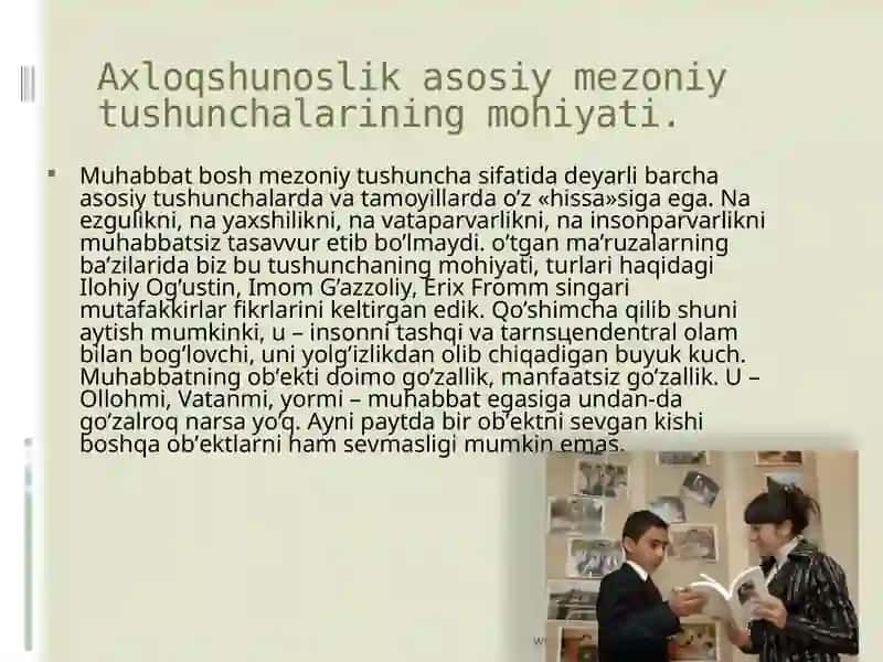 Axloqshunoslik 4
