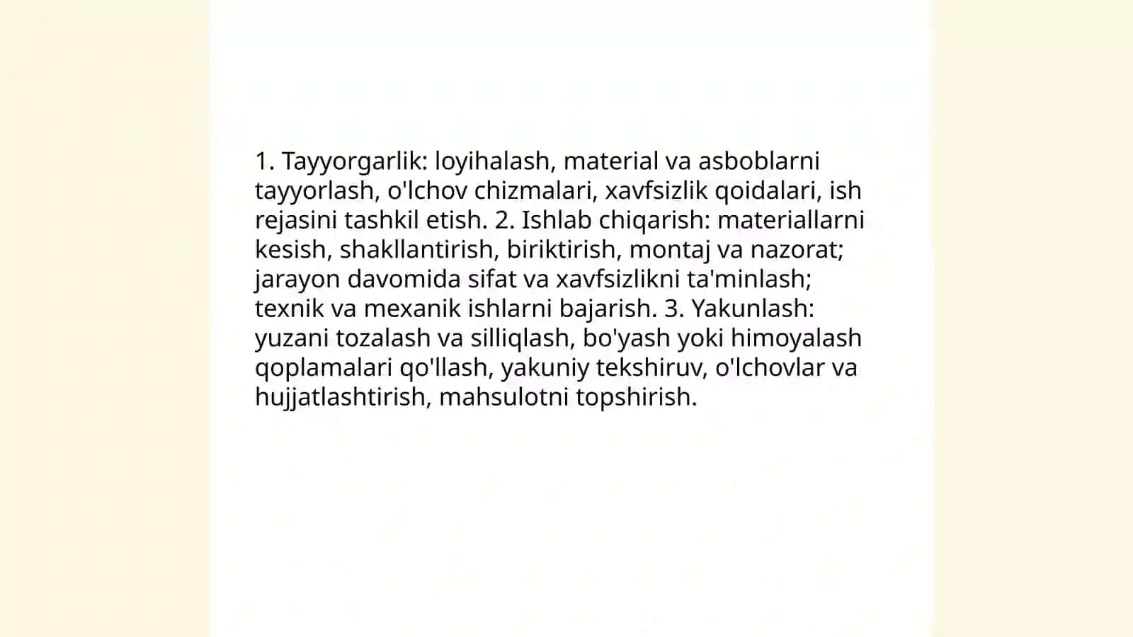 8-sinf texnologiya fanidan ochiq dars ishlanma 4