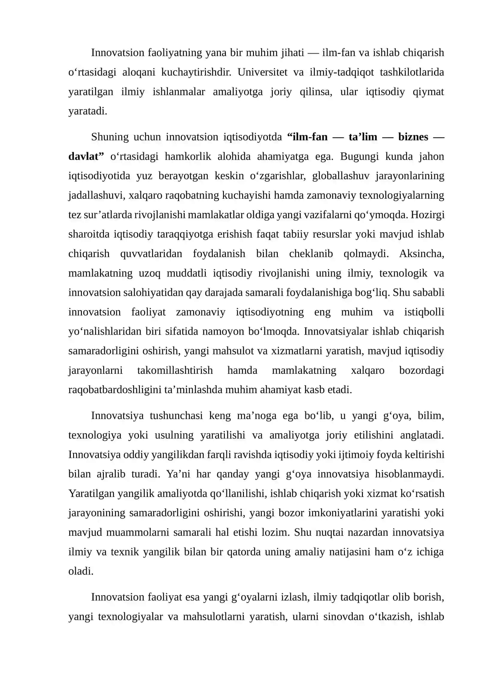Innovatsion faoliyatni rivojlantirish 4