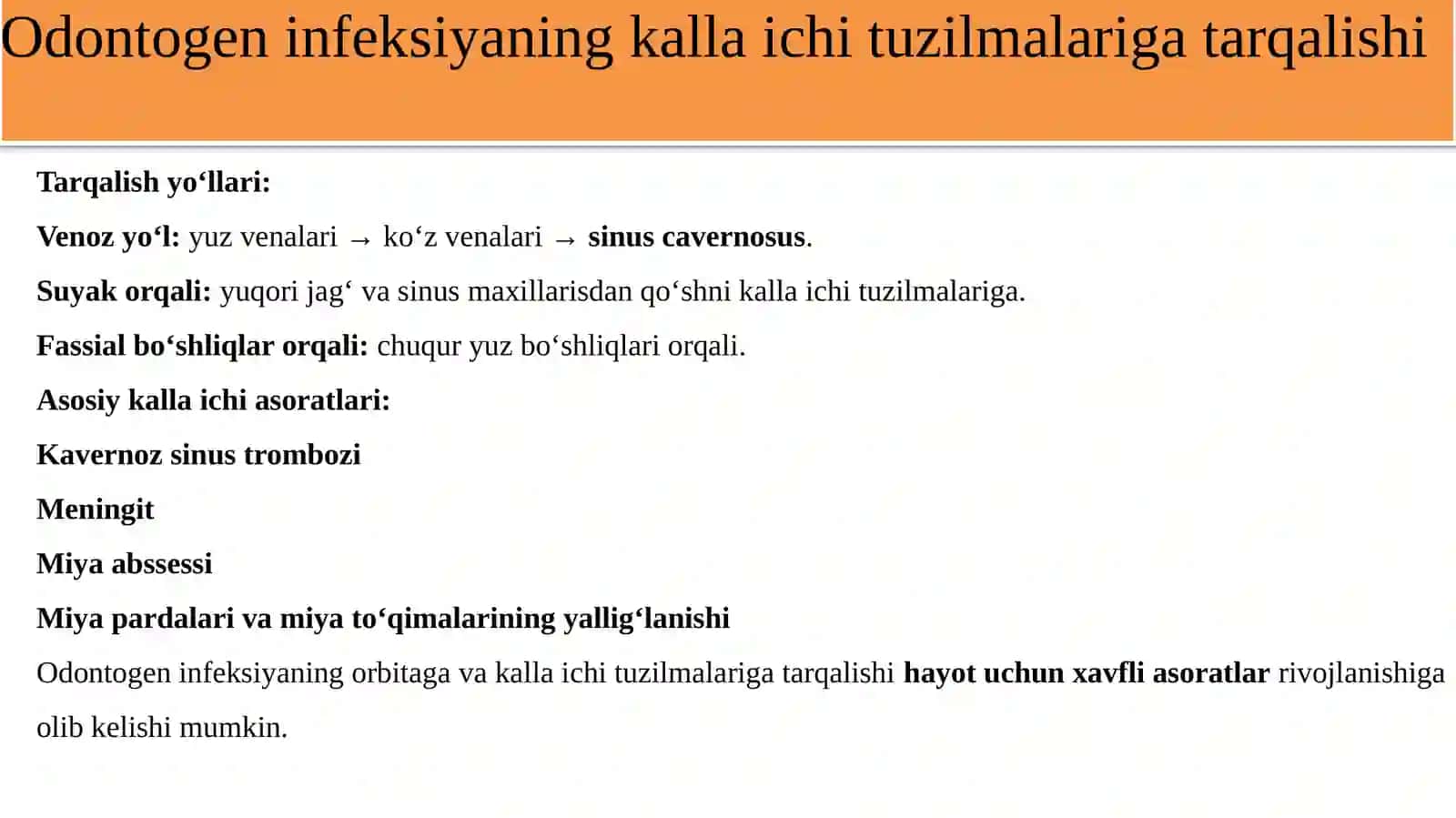 Yuqorijag‘vayuz sohasi fassial bo‘shliqlarining anatomiyasi 4