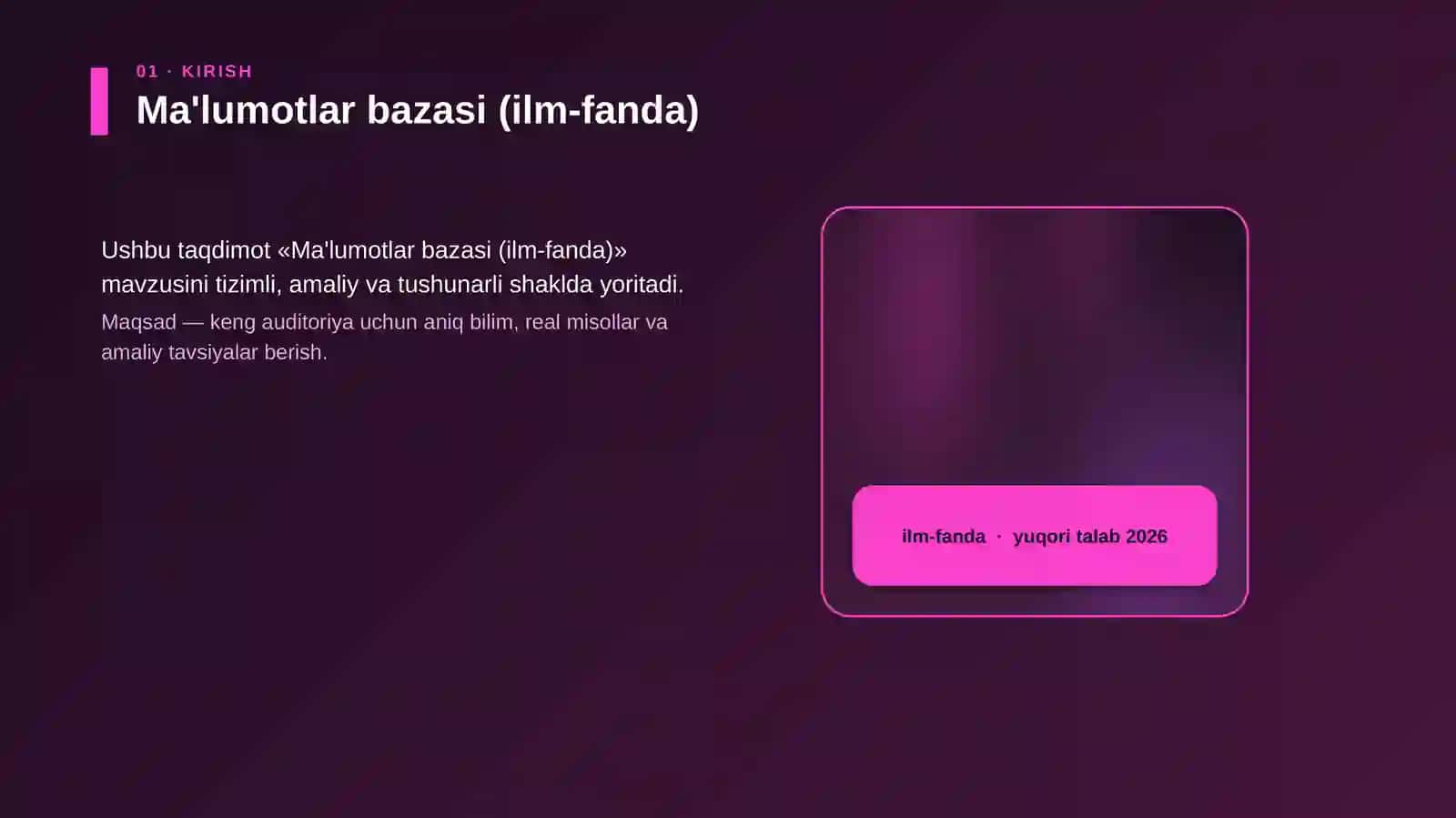 Ma'lumotlar bazasi (ilm-fanda) 4
