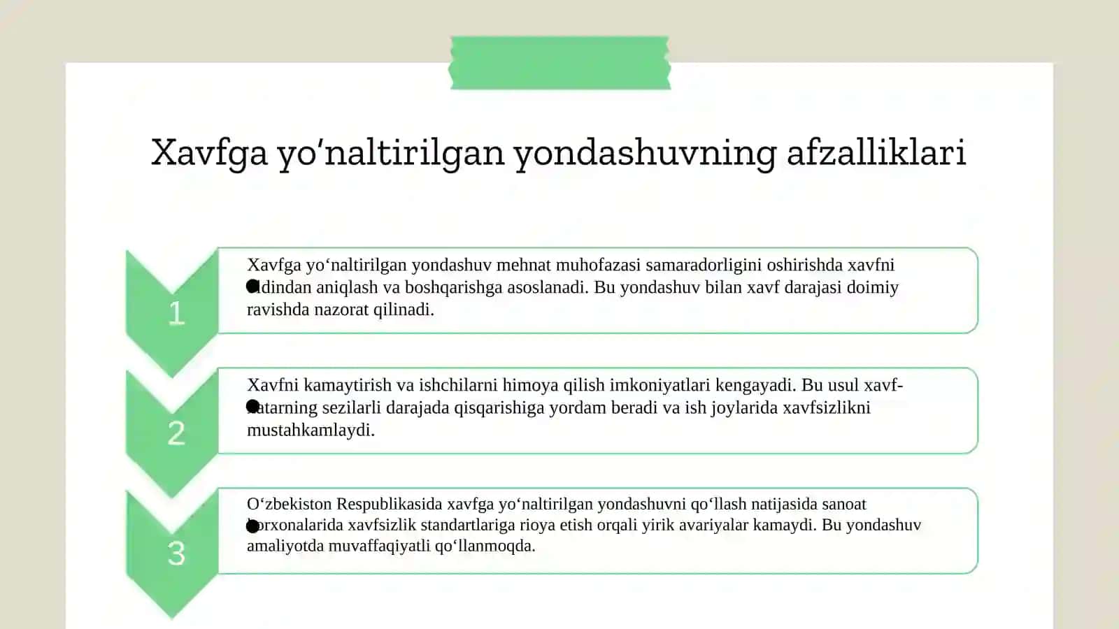 Xavfga yo‘naltirilgan yondashuv metodologiyasi 4