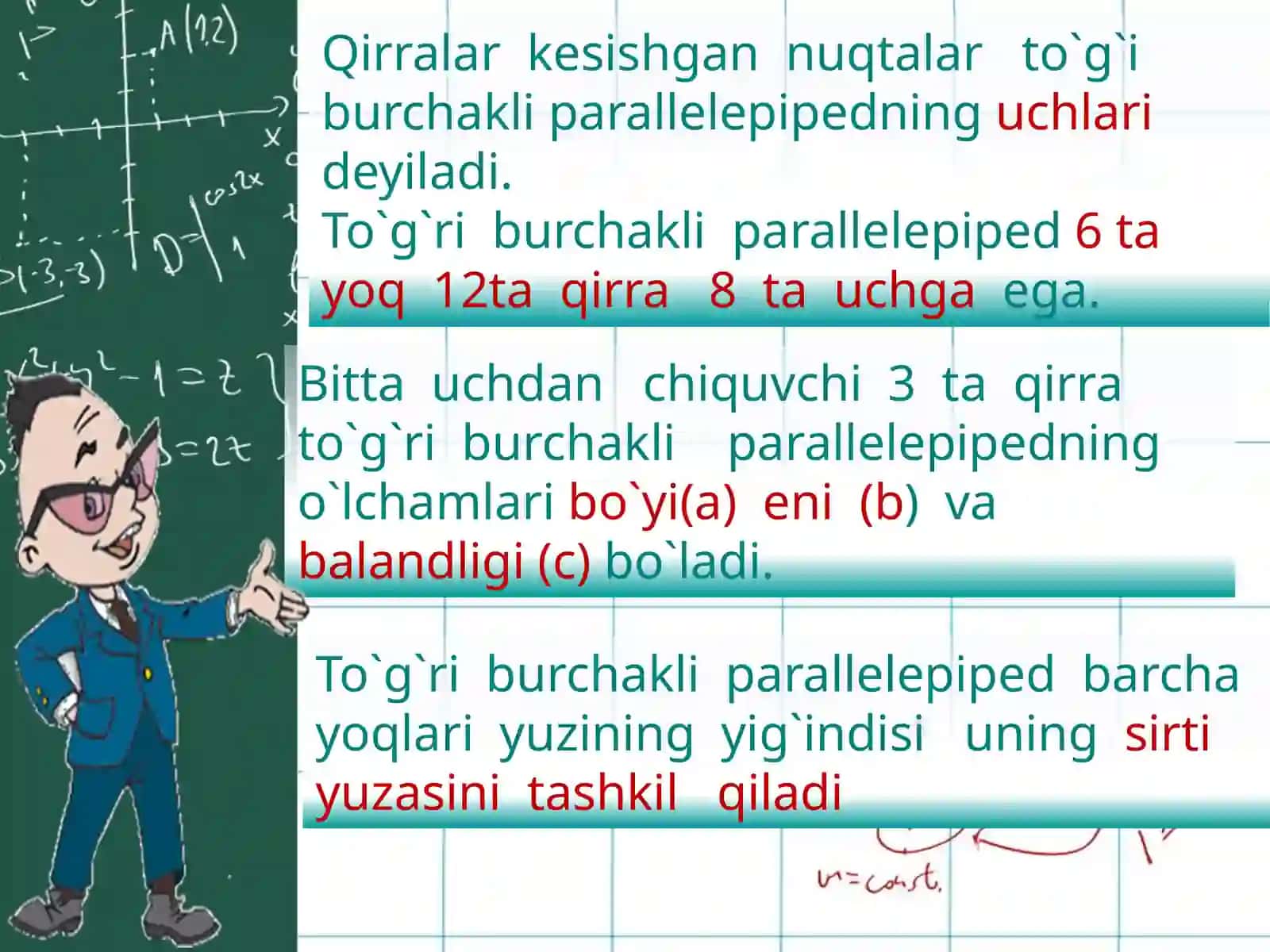 5-sinf Matematika fanidan To'g'ri va noto'g'ri kasrlar ochiq dars ishlanma 4