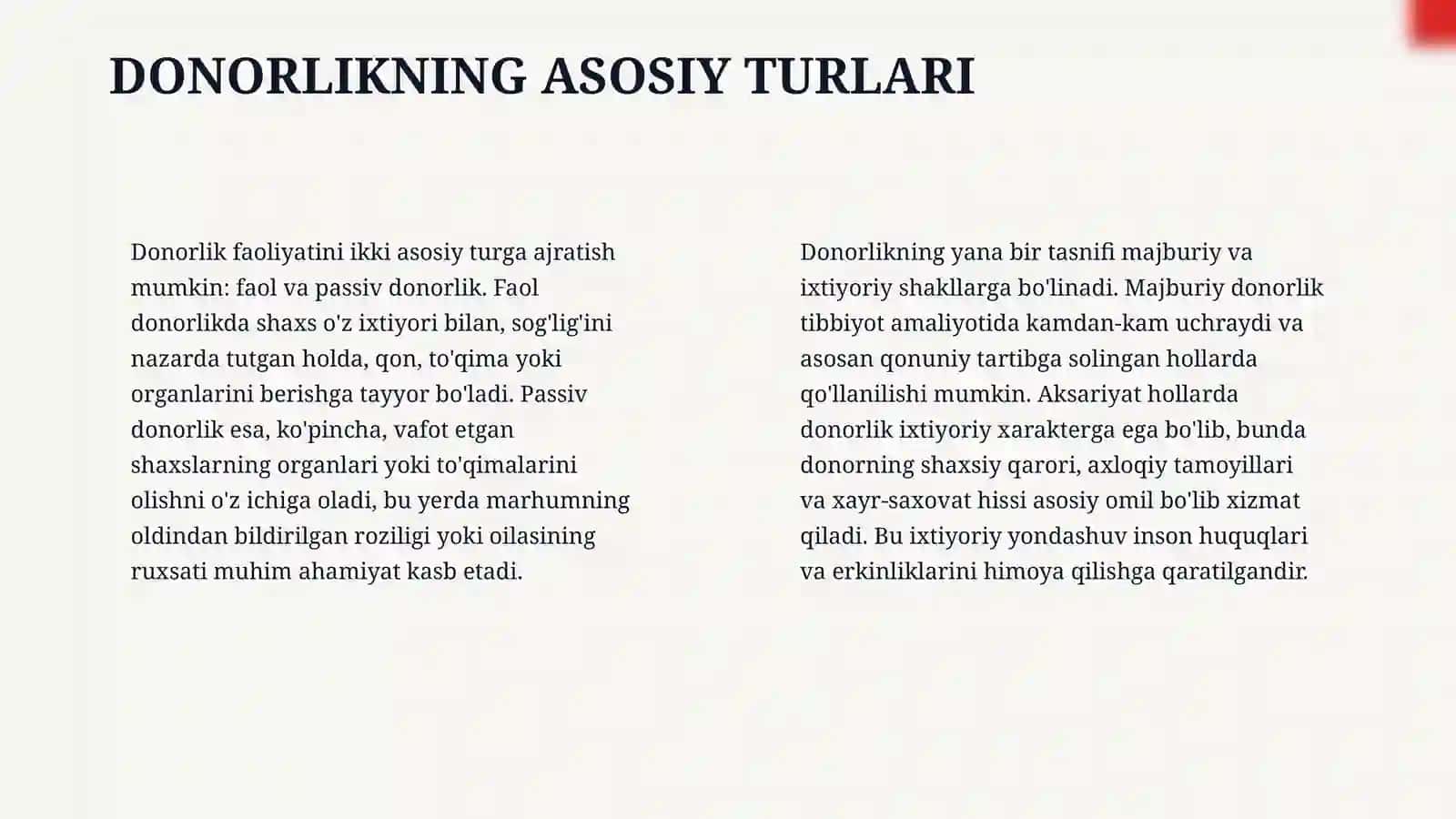 Donorlar va ularning turlari 4